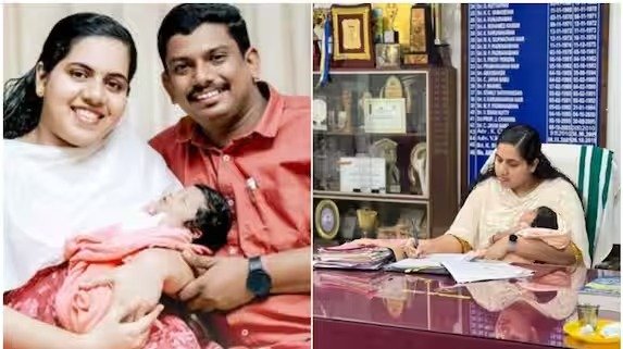 മേയര്‍ അമ്മ തിരക്കിലാണ്! ഒരു ശല്യവുമുണ്ടാക്കാതെ, കരയാതെ ദുവ കൈകളില്‍ തന്നെ Mayor Mom